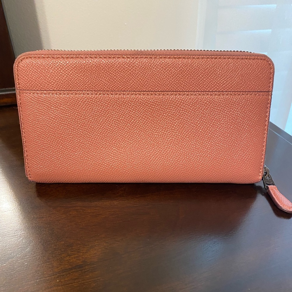 COACH Crossgrain Leather Accordion Zip Wallet - Picture 2 of 16